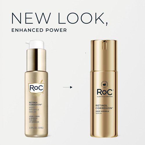 RoC Retinol Correxion Face Serum - Anti-Aging Treatment for Fine Lines & Dark Spots | 1 Oz