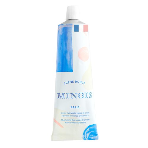 MINOIS PARIS Gentle Cream for Newborn and Kids | Face and Body Lotion Cream Made in France with Shea Butter, Sweet Almond, & Orange Blossom | Organic for Sensitive Skin, Toddler Moisturizer 3.4 fl oz