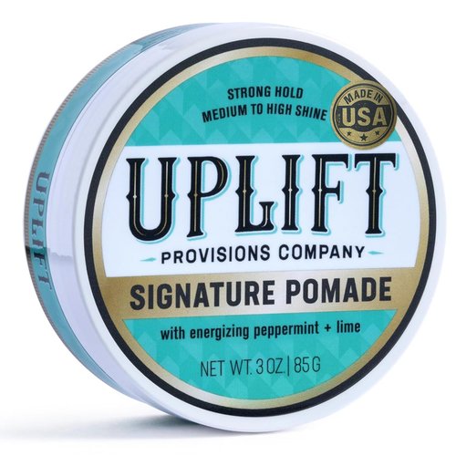 Uplift Provisions Company Signature Pomade - Strong Hold & High Shine for Bold Styles | 3 oz.