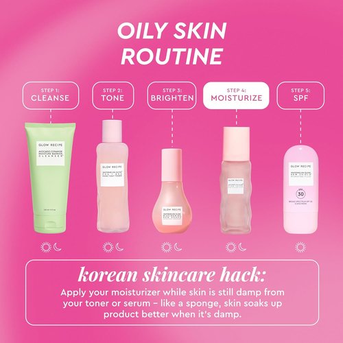 Glow Recipe Pink Juice Water Gel Moisturizer - Oil-Free Hydrating Gel for Glass Skin | 50ml