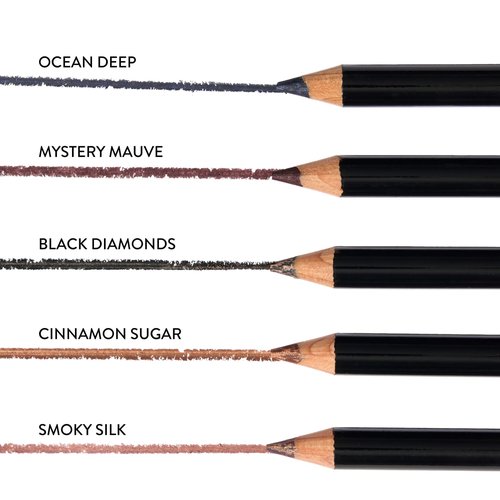 LAURA GELLER NEW YORK Marble Eyes Multidimensional Eyeliner Pencil, Mystery Mauve + Kajal Longwear Kohl Eyeliner, Smoky Amethyst