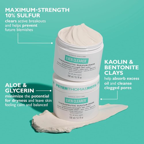 Peter Thomas Roth | Even Clearer™ Therapeutic Sulfur Mask - Control Oil & Minimize Pores