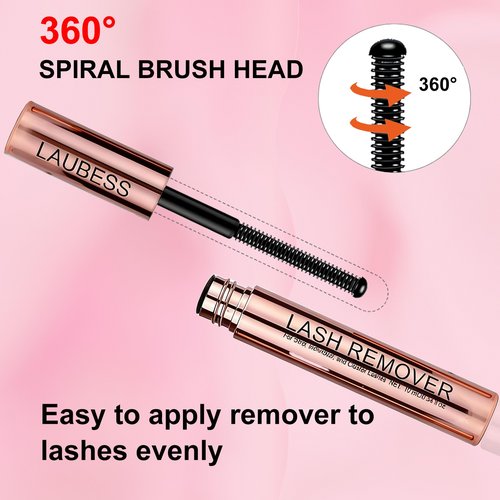 Lash Remover for Lash Extensions 10ML LAUBESS Lash Glue Remover Lash Bond and Seal Remover Lash Extension Remover Lash Cluster Remover Eyelash Remover for Lash Clusters