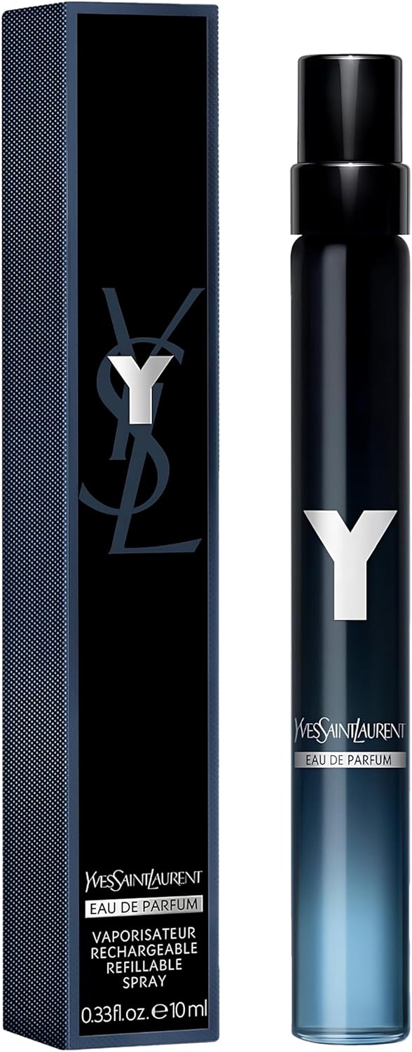 Yves Saint Laurent Y Eau de Parfum Travel Spray - 0.33 oz Refillable Men's Fragrance