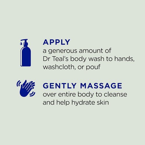 Dr Teal's Body Wash - Relax & Relief with Eucalyptus & Spearmint - 24 fl oz (Pack of 4)
