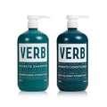 VERB Hydrate Shampoo & Conditioner Duo - Nourishing Formula for Smooth, Frizz-Free Hair - Amber & Warm Jasmine Scent