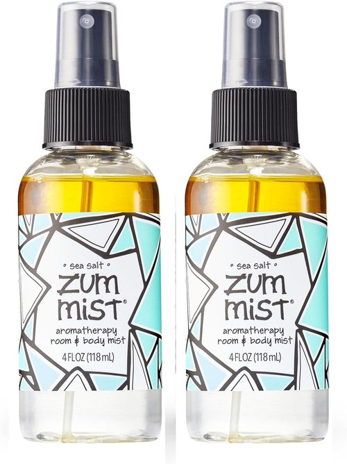 Indigo Wild Zum Mist Room & Body Spray - Natural Aromatherapy Essential Oil - Sea Salt Scent | 4 Fl Oz (2 Pack)