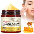 Meifenla Beef Tallow for Skin, Tallow and Honey Cream Natural Tallow Face Moisturizer,Hydrating Beef Tallow Balm Deeply Moisturizing for Face & Body Skin Care