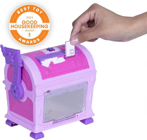 Goliath Secret Findees Magic Mailbox - Pink Surprise Box with Audree or Roxee | 10+ Hidden Treasures for Ages 4+