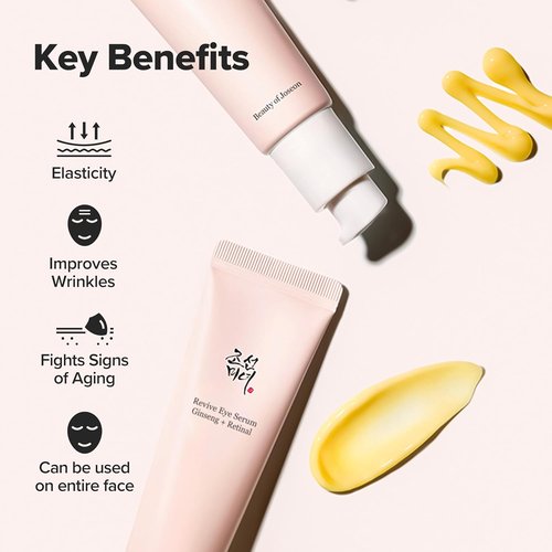 Beauty of Joseon Revive Eye Serum - Retinal Niacinamide & Peptide for Dark Circles | 30ml, 2-Pack
