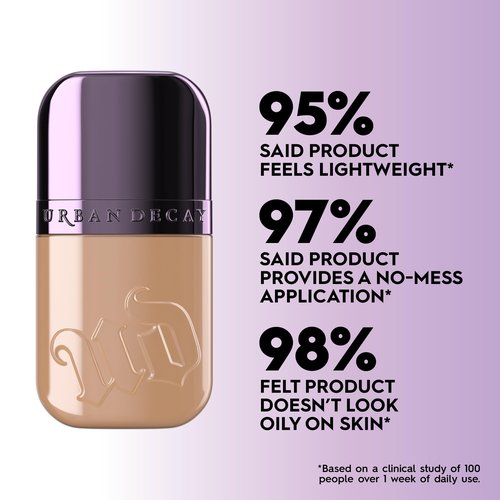 Urban Decay Face Bond Self-Setting Waterproof Foundation, Medium Coverage, Natural Matte Finish, 3% Niacinamide Serum Improves Skin Texture Feel, Transfer-Resistant, Sweat-Proof, Blurs Skin - Shade 5