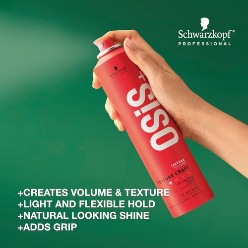 OSiS+ Texture Craft Volumizing Dry Texture Spray - Natural Feel & Root Lift for Effortless Style