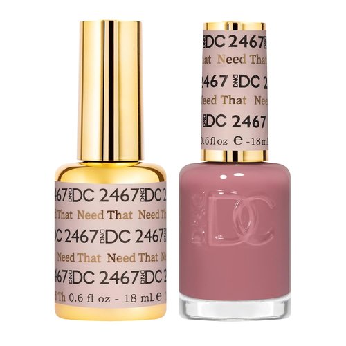 DND DC Gel Polish Set - Sheer Collection | Chip-Free UV Gel & Air Dry Nail Lacquer Duo, 0.5 Fl Oz Each