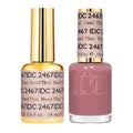 DND DC Gel Polish Set - Sheer Collection | Chip-Free UV Gel & Air Dry Nail Lacquer Duo, 0.5 Fl Oz Each