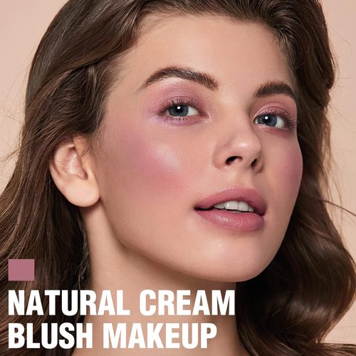 FOCALLURE Cream Blush Stick - Buildable Matte & Dewy Finish for Cheeks | Lightweight Multi Stick in Dusty Orchid
