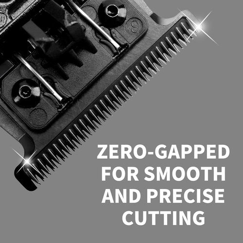 BaBylissPRO FX707B2 Trimmer Blades - Deep Tooth T Blade Replacement for FX787 & FX726 | 2 Pack, Black