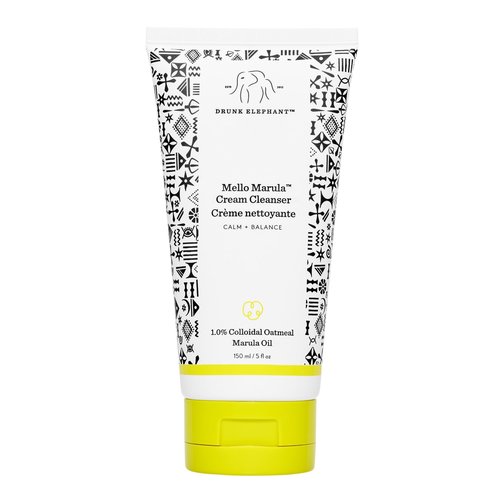Drunk Elephant Mello Marula Cream Cleanser - 150 ml/5 fl oz - Calming Face Wash - Clean Clinical Skincare - Cruelty-Free - Dermatologist-Tested - Free of Essential Oils, Silicones, and Fragrance