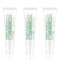 Mario Badescu Moisturizing Original Lip Balm for Dry Cracked Lips, Infused with Coconut Oil and Shea Butter, Ultra-Nourishing Lip Care Moisturizer for Soft, Smooth and Supple Lips, 3 Pack