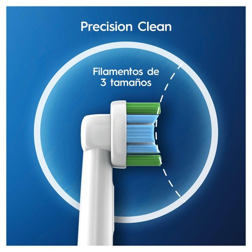 Oral-B Precision Clean Replacement Brush Heads, CleanMaximiser Bristles, Pack of 8