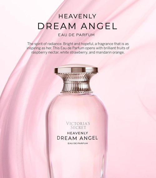 Victoria's Secret Heavenly Dream Angels Eau de Parfum - Prismatic Musk & Raspberry Nectar | 1.7 oz Women’s Perfume