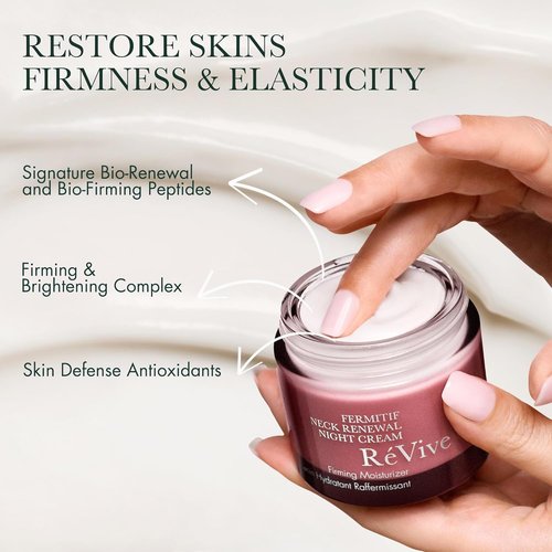 RéVive Neck Firming Cream - Bio-Renewal Peptides for Firming & Lifting - 75ml Night Cream
