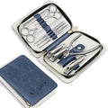 KT-GARY Manicure Set,Professional Nail Care Manicure Pedicure Kit,11 in 1 Stainless Steel Nail Clipper Set Grooming Tool with Exquisite Leather Travel Case for Men&Women
