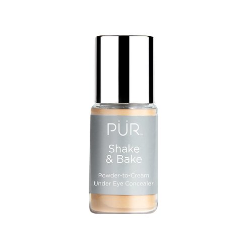 PÜR MINERALS Shake & Bake Powder to Cream Under Eye Concealer - Weightless Translucent Formula for Dark Circles & Puffiness