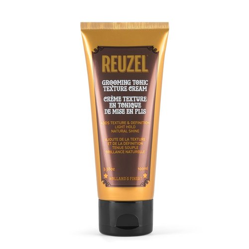 Reuzel Grooming Tonic - Light Hold Texture Cream for Curl Definition & Natural Shine | 3.38oz
