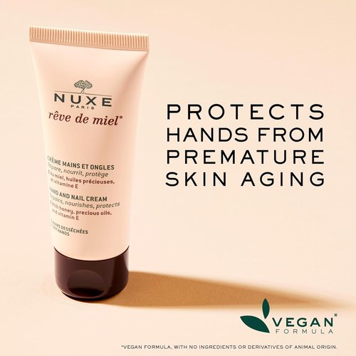 Nuxe Rêve De Miel Hand And Nail Cream - Nourishing Honey & Shea Butter Formula, 1.7 Fl Oz