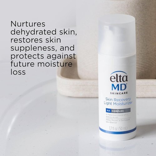 EltaMD Skin Recovery Face Moisturizer - Oil-Free Formula for Dry & Acne-Prone Skin | 1.7 oz Pump