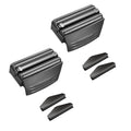 2 PACK BLACKShaver Replacement Foil Compatible with Remington TITANIUM-X Flex & Pivot Foil and Cutter F5800 & F7800,Shaver heads Fit for Remington F4900,F5800,F7800
