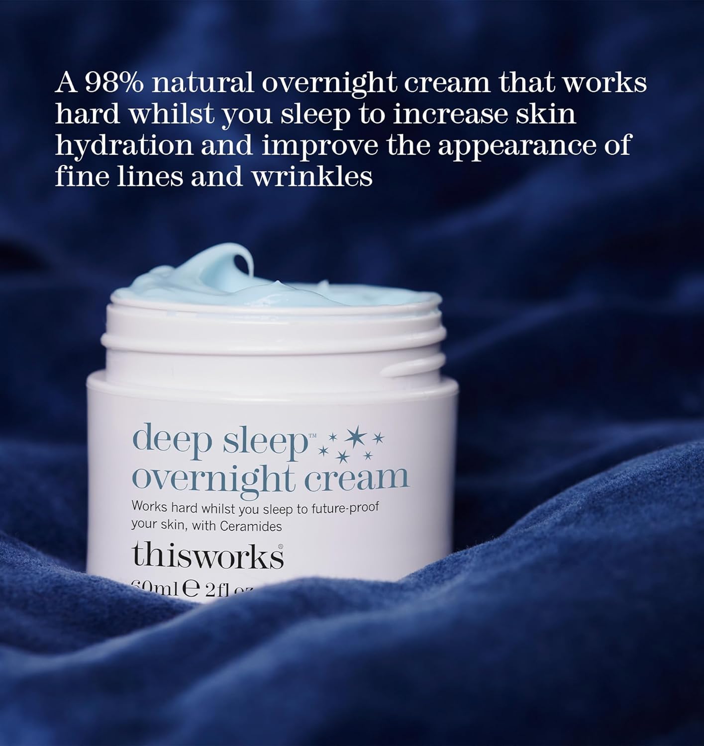 ThisWorks Deep Sleep Face Cream - Persian Silk Tree Extract & Ceramides for Skin Renewal | 60ml