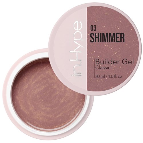 IN.HYPE UV/LED Camouflage Builder Gel for Nail Extension/Strengthening (Shimmer Nude)
