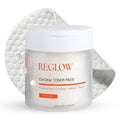 ReGlow EpiClear Toner Pads - Exfoliating Facial Pads with PHA, AHA, BHA & Niacinamide - Hydrating & Resurfacing Daily Peel for Smooth Skin | 60 Pads