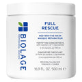 Biolage Full Rescue Hair Mask - Restorative Formula with Rosemary Oil & Niacinamide, 16.9 Fl Oz | Vegan & Cruelty-Free
