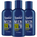 Suave Men Body Wash 3-in-1 Citrus Rush - Travel-Size Shampoo, Conditioner & Soap | Keratin-Infused, 3 Oz (Pack of 3)