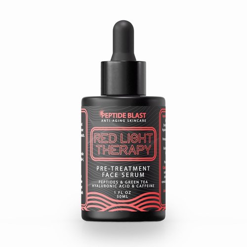 Red Light Therapy Activation Serum - Deep Penetration with Green Tea & Hyaluronic Acid | Reduces Fine Lines & Wrinkles – 1 oz