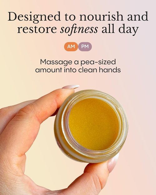 FRØYA Organics Instant Softening Hand Balm - Nourishing Shea Butter & Jojoba | 30ml Non-Sticky Moisture