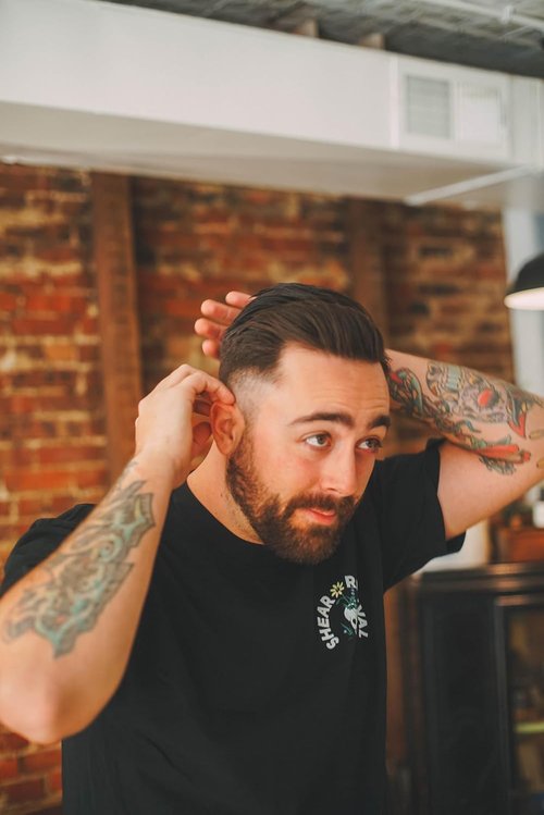Shear Revival Clay Pomade for Men & Women - Vegan Strong Hold, Matte Finish, 3.4oz | Orange & Oakmoss Scent
