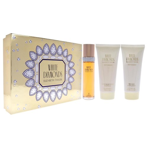 Elizabeth Taylor White Diamonds Perfume - Elegant Fragrance Set | 3 Count