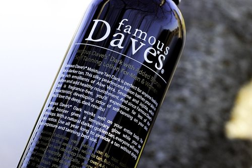 Dave's Dark Self Tanner - Sunless Tanning Lotion with Bronzer for All Skin Types