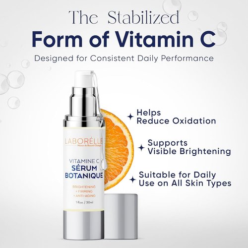 Skiennix Vitamin C Serum - Brightening & Hydrating Face Treatment with Vitamin E & Ferulic Acid (1 fl oz)
