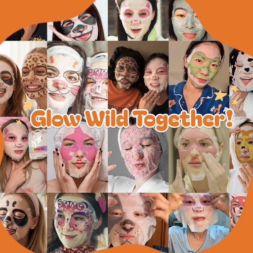 Epielle Character Face Mask Mystical Safari 12 Pack, Fun & Effective Korean Skin Care, Spa Party Favors, Stocking Stuffers, Birthday Gifts for Women, Self Care Gifts