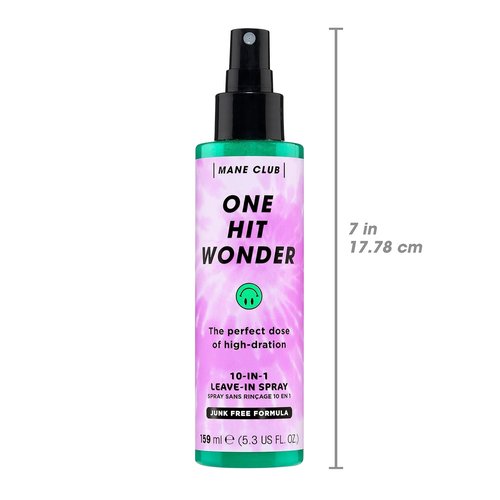 Mane Club One Hit Wonder Leave-In Spray - 10-in-1 Formula, Cruelty-Free & Vegan, 5.3 Oz