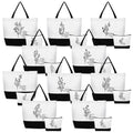 Abbylike 20 Pcs Christian Easter Gift Bags Set Faith Inspirational Tote Bag Religious Makeup Bag Gifts for Wife Mom Women(Boho Spanish)