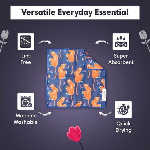 Double-Sided Microfiber Washcloths Waffle Weave – 12x12 Inch, Super Absorbent, Lint-Free, Fast Drying Kitchen Washcloths for Cleaning, Washing Dishes, Cars & More – Durable & Soft - Monkey Business