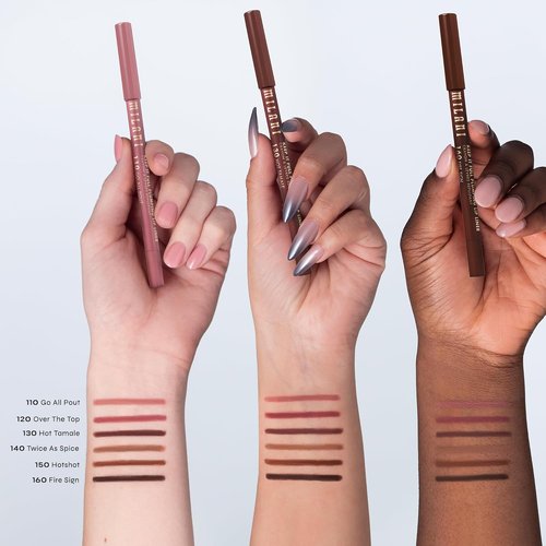 Milani Keep It Full Plumping Lip Liner - Creamy Long-Lasting Pencil for Fuller Lips - 8-Hour Wear, Vegan & Cruelty-Free