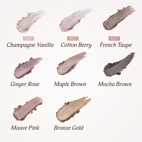DEARDAHLIA Perfect Designing Shadow Stick - Cotton Berry | Weightless, High Pigment, Long-Lasting Vegan Eyeshadow