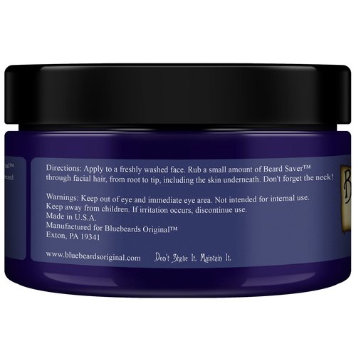 Bluebeards Original Leave In Beard Conditioner for Men - 4 oz Beard Saver Infused with Aloe & Lime - Beard Softener that Deeply Conditions and Moisturizes Your Moustache and Skin - Made in USA