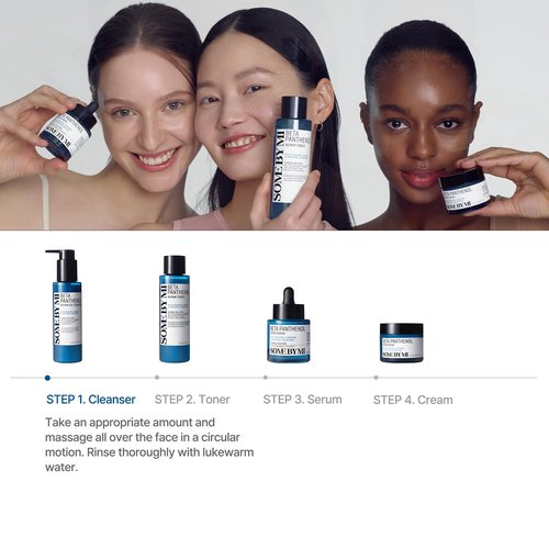 SOME BY MI - Beta-Panthenol Repair Gel Cleanser, 17 Amino Acids, pH Balancing, Moisturizing, Daily Use